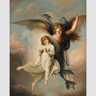 Personalized Angel and Child Masterpiece from Photos - myDaVinci
